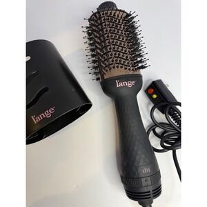 L'ange Le Volume 2-in-1 Volumizing Brush Dryer 75mm Rose Gold Black Hair Styling